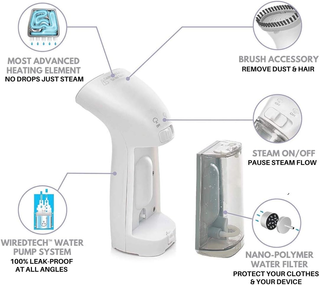 WiredLux Clothes Steamer SteamSmart S200 Pro