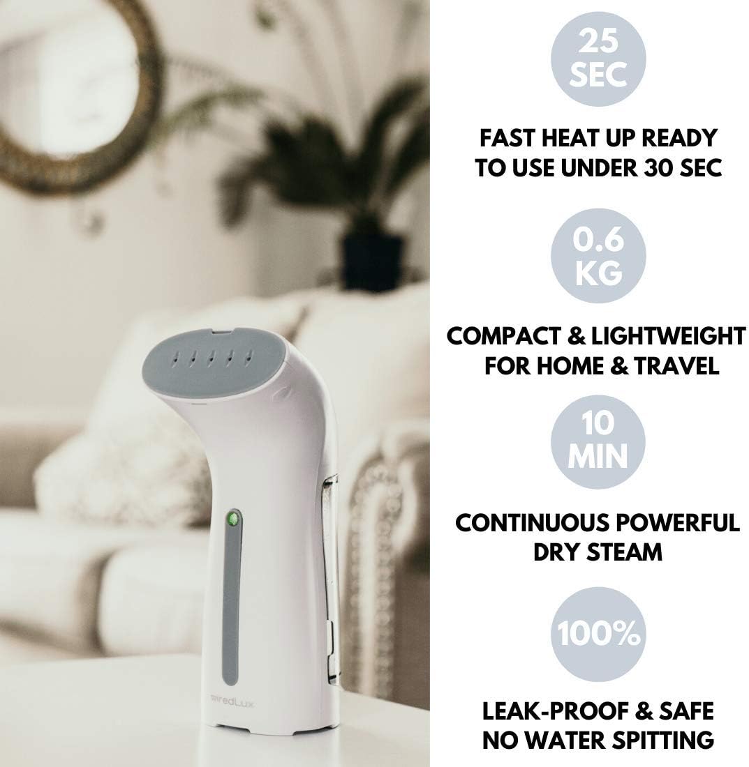 WiredLux Clothes Steamer SteamSmart S200 Pro